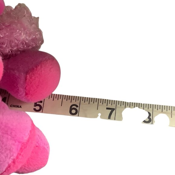 Infantino Lil Teether Pink Dog Plush Toy Mirror 5”x5” Carseat Clip 2010 - Picture 7 of 7